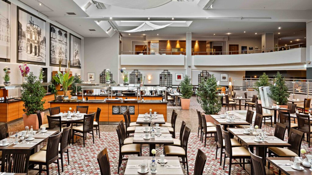 Restaurant Atrium im Hilton Dresden