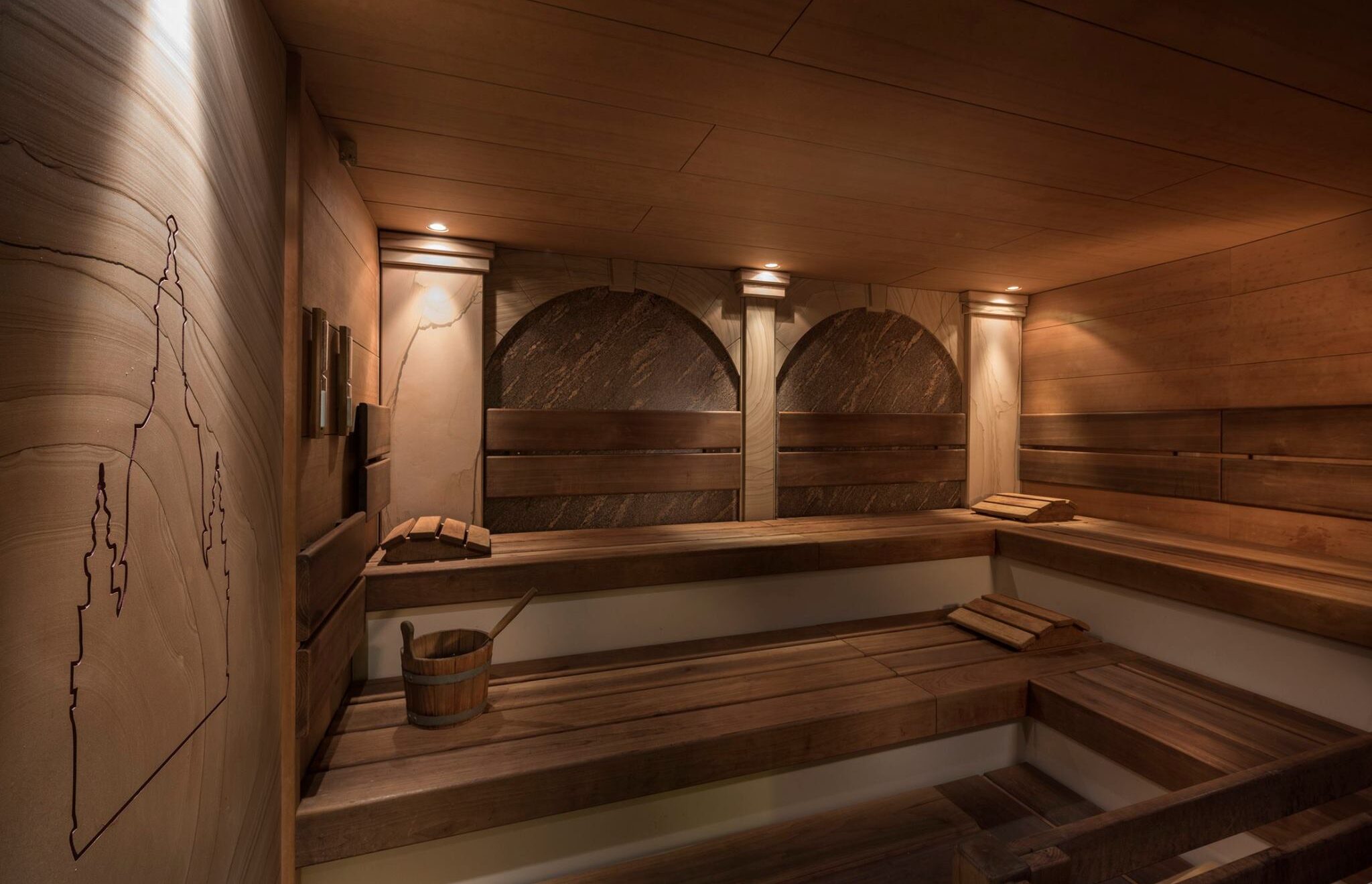 Sauna LivingWell Health Club im Hilton Dresden